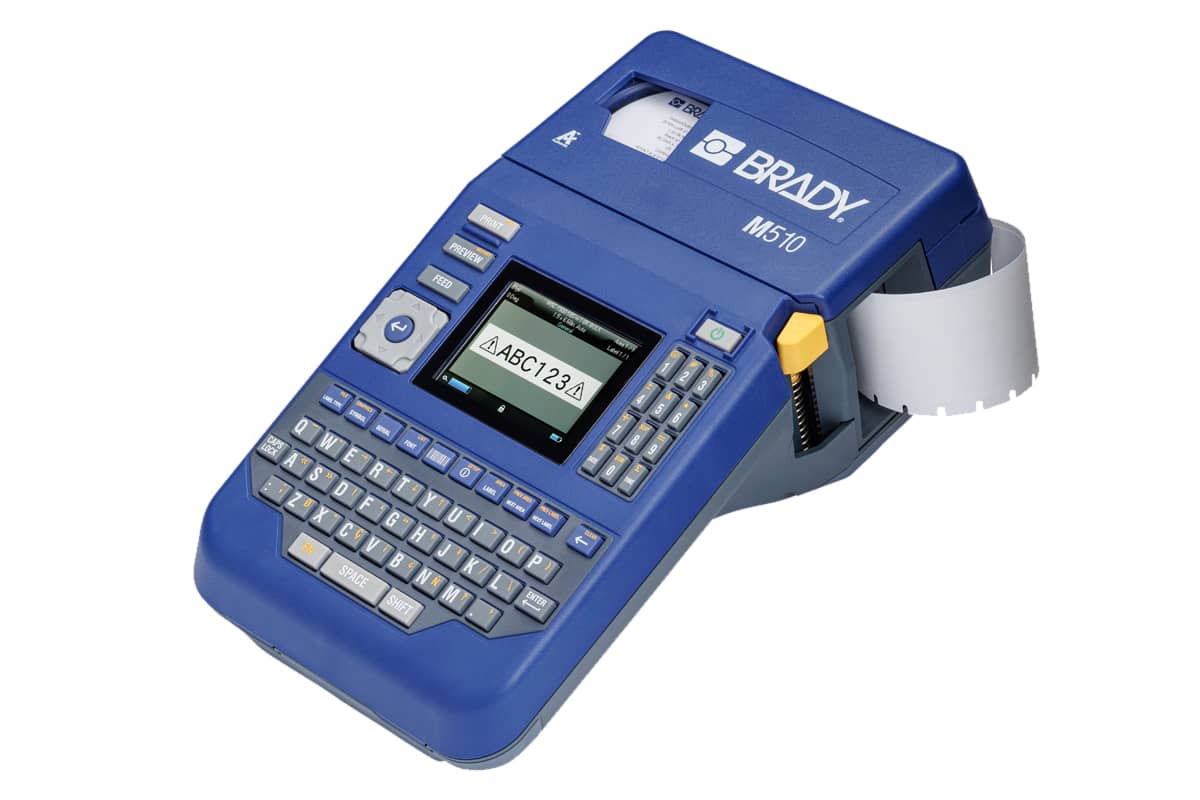 Brady M510 bærbar printer.